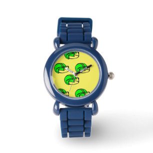Groen football helm horloge