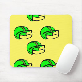 Groen football helm muismat