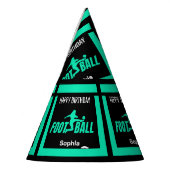 Groen Football Speler Meisje Verjaardag Meisje Tea Feesthoedjes