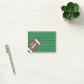 Groen Football Sportnotities Blocnote Cadeau Post-it® Notes (Kantoor)