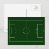 groen football stadion briefkaart (Voorkant / Achterkant)