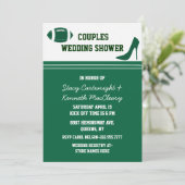 Groen Football - Uitnodiging tot weduwschap (Staand voorkant)