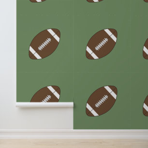 Groen Football Wallpaper Behang