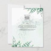 Groen FOTO SAVE THE DATES Eucalyptus BUDGET (Achterkant)