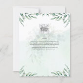 Groen FOTO SAVE THE DATES Eucalyptus BUDGET (Achterkant)