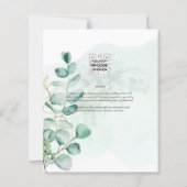 Groen FOTO SAVE THE DATES Eucalyptus BUDGET (Achterkant)