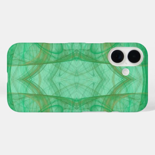 Groen Fractal telefoonhoes Case-Mate iPhone Case (Achterkant (horizontaal))
