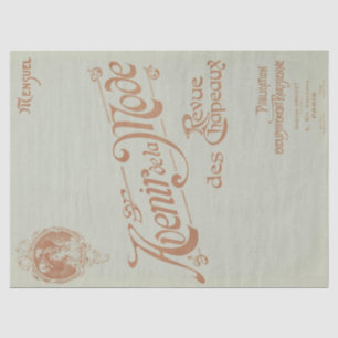 Groen  Frans Pet Magazine Ad Mode Tissuepapier