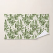 Groen Frans Platteland Bad Handdoek (Handdoek)