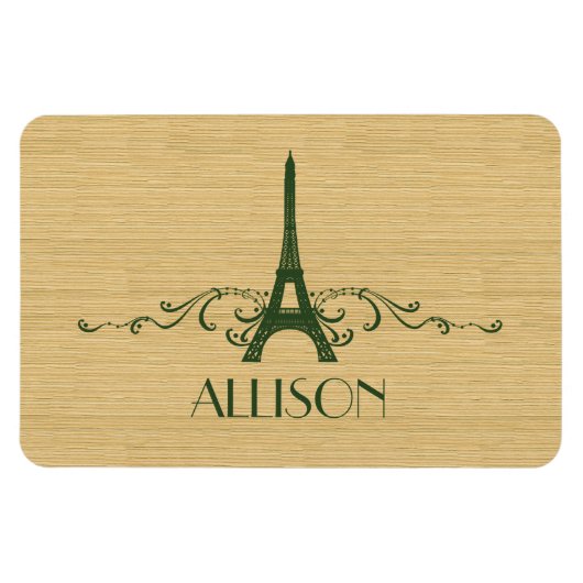 Groen Frans Premium Magnet Magneet (Horizontaal)