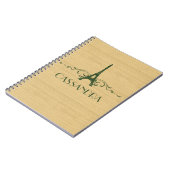 Groen Frans Vlaams Notitieboek (Linkerzijde)