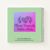 Groen garen notitieboek (Achterkant)