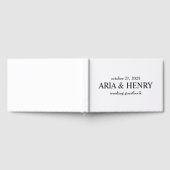 Groen gastenboek · Modern Wedding gastenboek · Tra (Volledig)