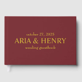 Groen gastenboek · Modern Wedding gastenboek · Tra