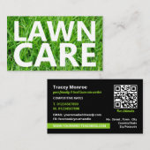 Groen gazon, Graszorg Visitekaartje (Voorkant / Achterkant)