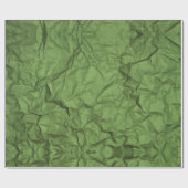 Groen Gebald Inpakpapier (Vlak)