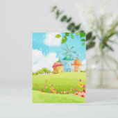 groen gebied briefkaart (Staand voorkant)