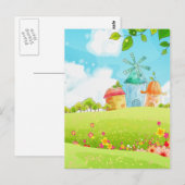 groen gebied briefkaart (Voorkant / Achterkant)