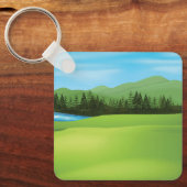 Groen gebied sleutelhanger (Voorkant)
