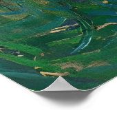 Groen Gebied Vincent van Gogh Poster (Hoek)