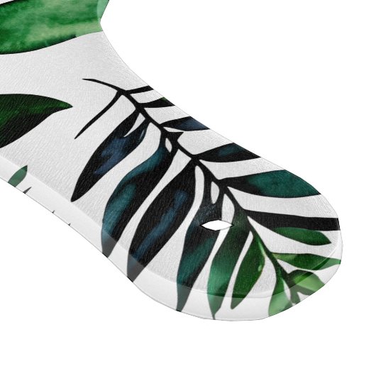 Groen gebladerte botanische Natuur gepersonaliseer Snijplank (Hoek)