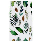 Groen gebladerte Botanische Natuur Klein Cadeauzakje (Achterkant)