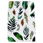 Groen gebladerte Botanische Natuur Medium Cadeauzakje (Achterkant)