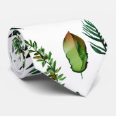 Groen gebladerte Botanische Natuur Stropdas (Opgerold)