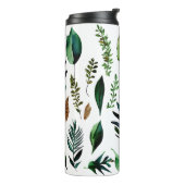 Groen gebladerte Botanische Natuur Thermosbeker (Gedraaid links)