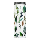 Groen gebladerte Botanische Natuur Thermosbeker (Achterkant)