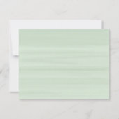 Groen gebladerte Eucalyptus Botanische Dank kaart (Achterkant)