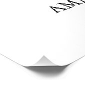 Groen gebladerte kalligrafie bruiloft welkom teken foto afdruk (Hoek)