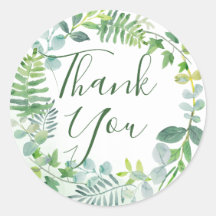 Groen gebladerte krans dank u