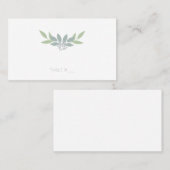 Groen gebladerte plaatskaarten - vlak plaatskaartje (Voorkant / Achterkant)