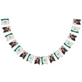 Groen gebogen Lijst Foto Afstuderen Vlaggetjes (Alle)