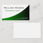 Groen Gebogen Wit, Professioneel Visitekaartje (Voorkant / Achterkant)