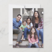 Groen geborsteld script Vrolijk kerstfeest Eenvoud Feestdagenkaart (Achterkant)