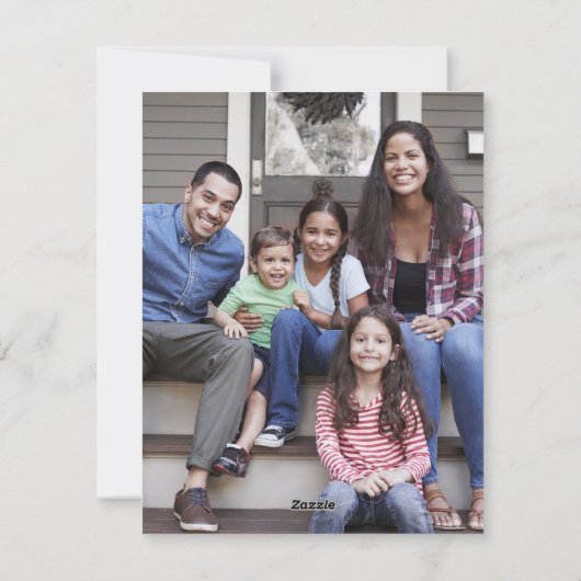 Groen geborsteld script Vrolijk kerstfeest Eenvoud Feestdagenkaart (Achterkant)