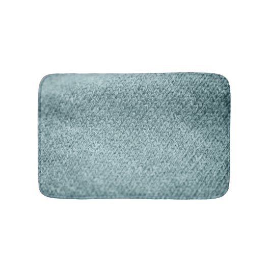 Groen gebreide textuur: trendy achtergrond badmat (Voorkant)
