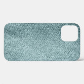 Groen gebreide textuur: trendy achtergrond Case-Mate iPhone case (Achterkant (horizontaal))