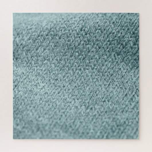 Groen gebreide textuur: trendy achtergrond legpuzzel (Verticaal)