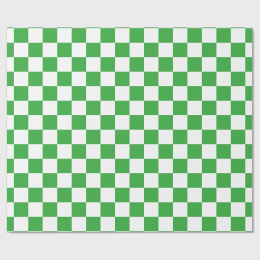 Groen gecontroleerd cadeaupapier (Vlak)