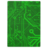 Groen gedrukte circuitbordpatroon klembord (Achterkant)