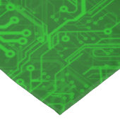 Groen gedrukte circuitbordpatroon tafelkleed (Gekanteld)