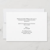 Groen Geel Afstuderen Foto 2025 Afstudeerfeest Kaart (Achterkant)