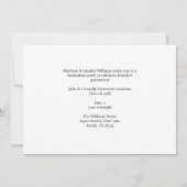 Groen Geel Afstuderen Fotoboog 2025 Afstuderen Aankondiging (Achterkant)