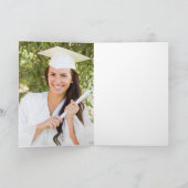 Groen Geel Afstuderen Fotoboog Vet Afstuderen Aankondiging (Binnen)