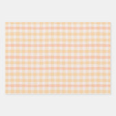 Groen Geel Aquarel Gingham Inpakpapier Vel (Voorkant 2)