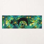 Groen Geel Blauw Dreamcatcher Oognaam Bohemian Yogamat (Voorkant (horizontaal))