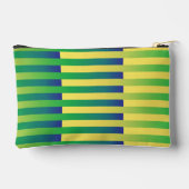 Groen Geel Blauw Gestreept Patroon Etui (Achterkant)